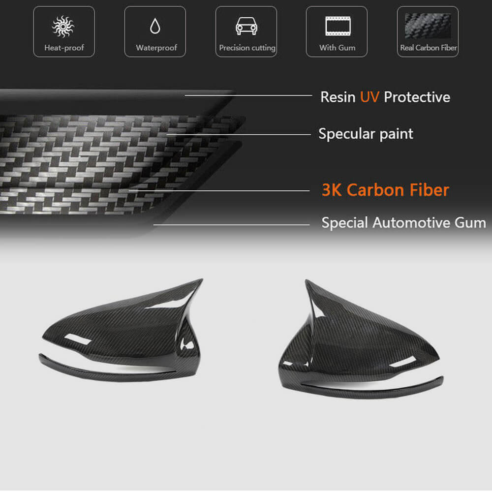 Mirror Covers V2 (Carbon) for Mercedes E-сlass W213 2016-2023 - image 5