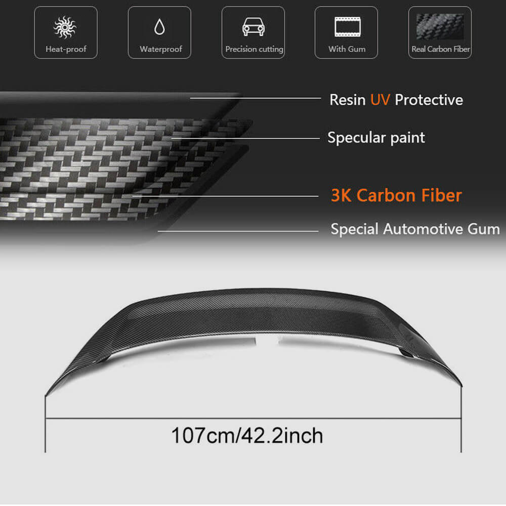 Spoiler V2 (for fortwo, Carbon) for Smart 2014- - image 5