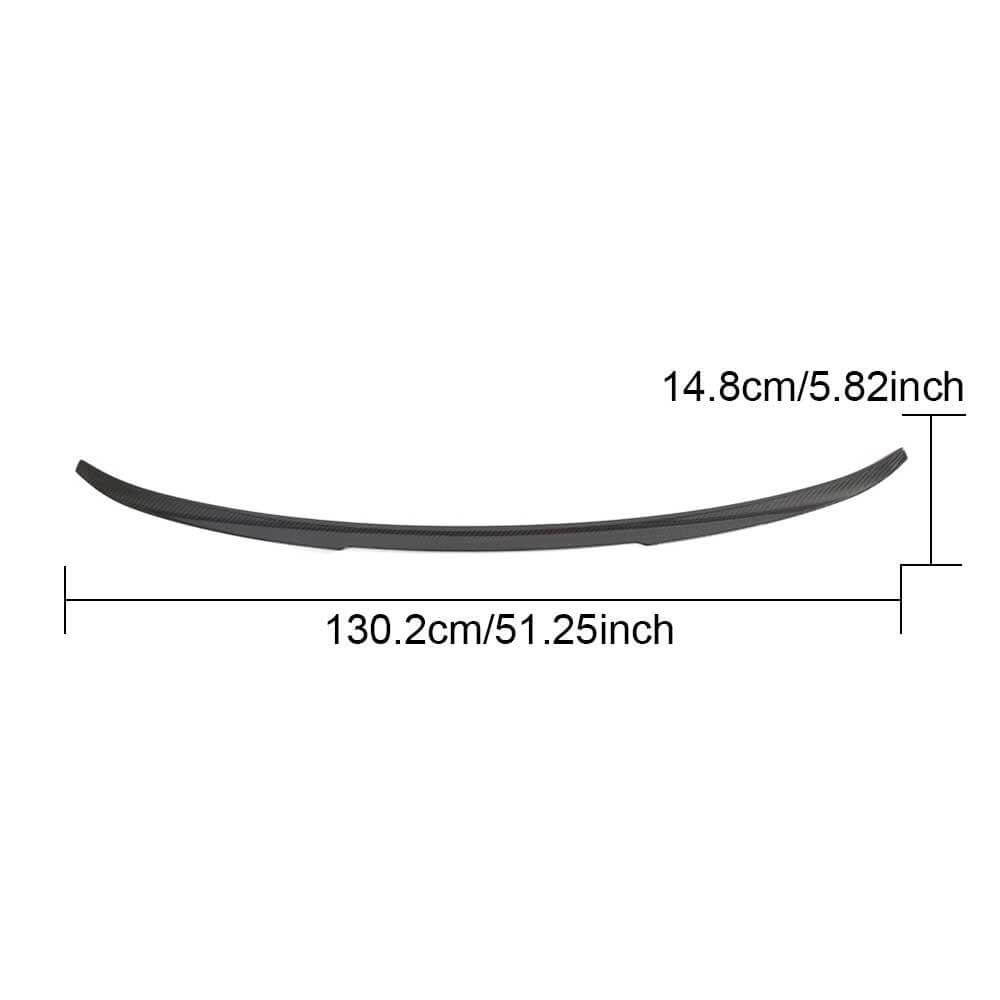 Rear Trunk Spoiler Dry Carbon Fiber V3 for BMW X6 G06 2019- - image 6