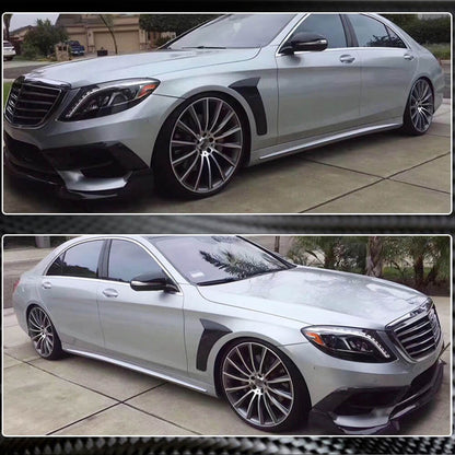 Carbon Front Fender Covers (2014-2017) for Mercedes S-сlass W222 2013-2020 - image 5