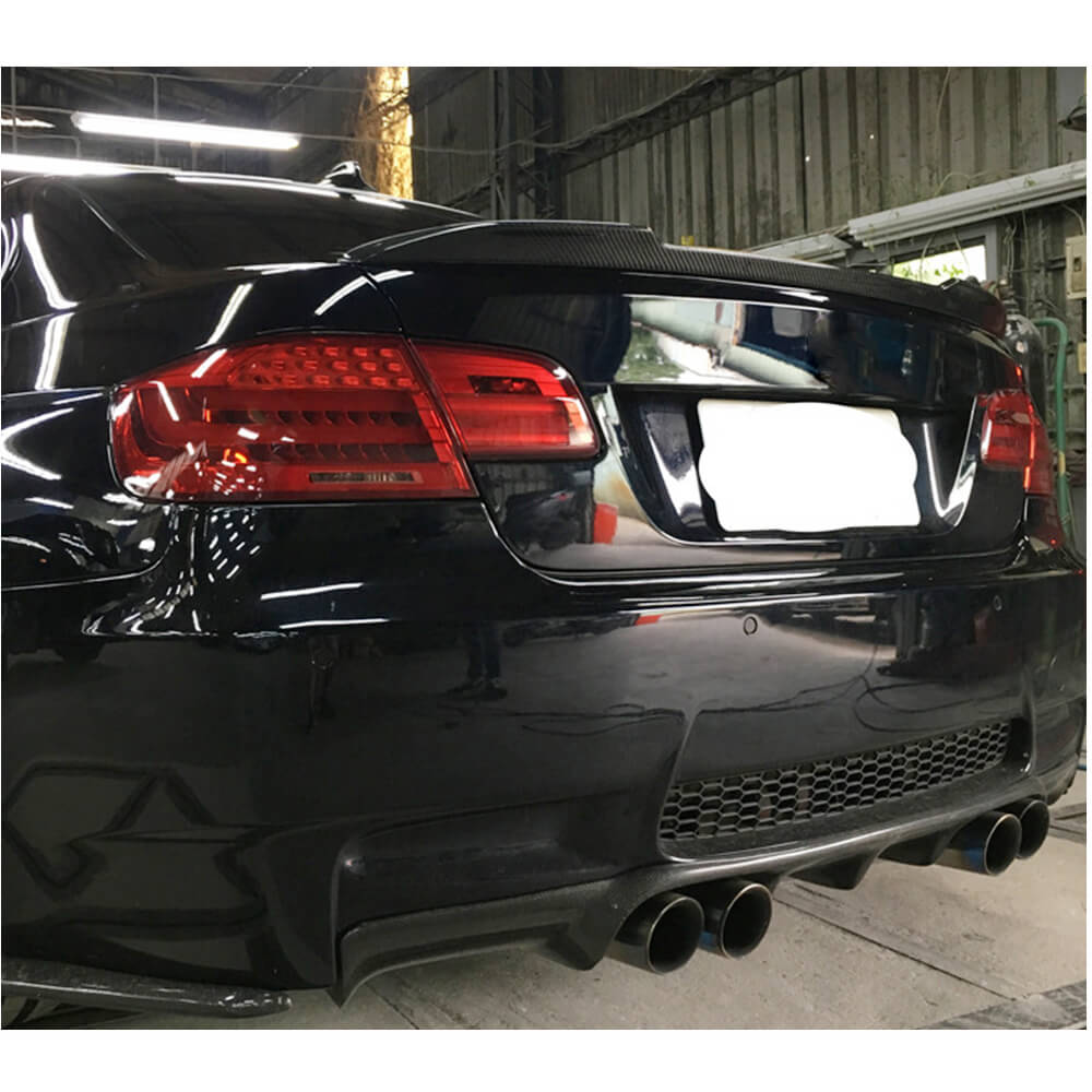 Rear Trunk Spoiler Carbon Fiber V2 (Coupe) for BMW 3 series E-90/91/92/93 2005-2011 - image 5