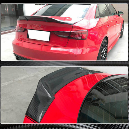 V1 Spoiler (for Sedan, Carbon) for Audi A3 2012-2020 - image 5