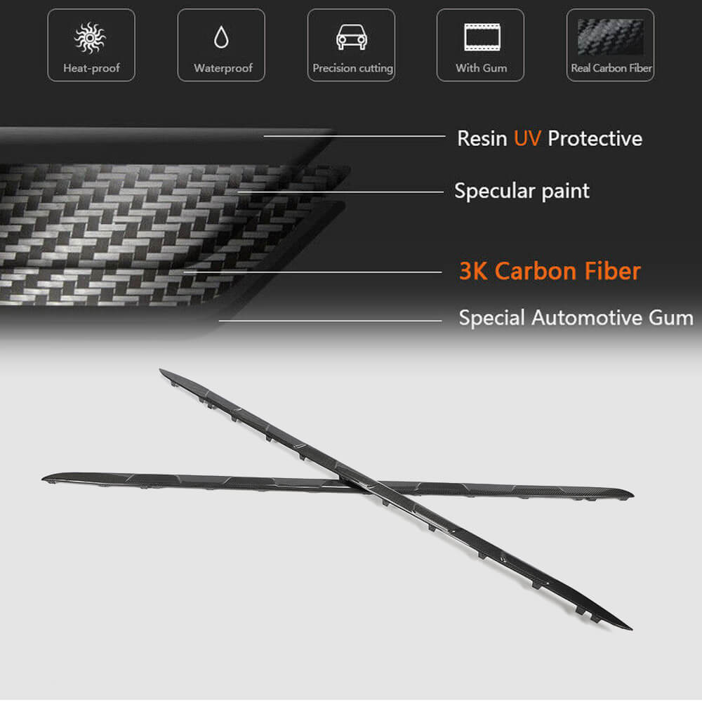 Side Skirts (for GLA45 AMG 2013-2016, Carbon) for Mercedes GLA X156 2014-2019 - image 5