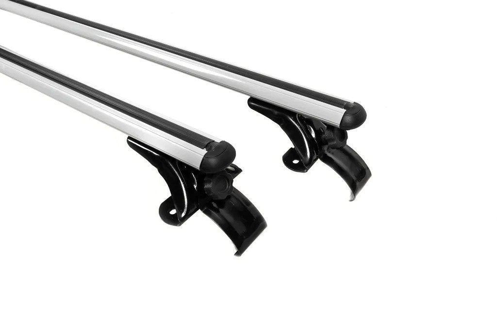 Roof rack for smooth roof Oluksuz V4 (chrome, pair) for Audi A8 2002-2009 - image 5
