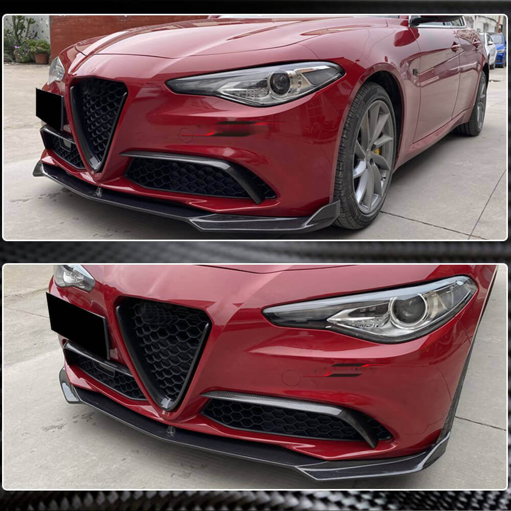 Fog Light Covers (for Base, Carbon) for Alfa Romeo Giulia 2016-2022 - image 5