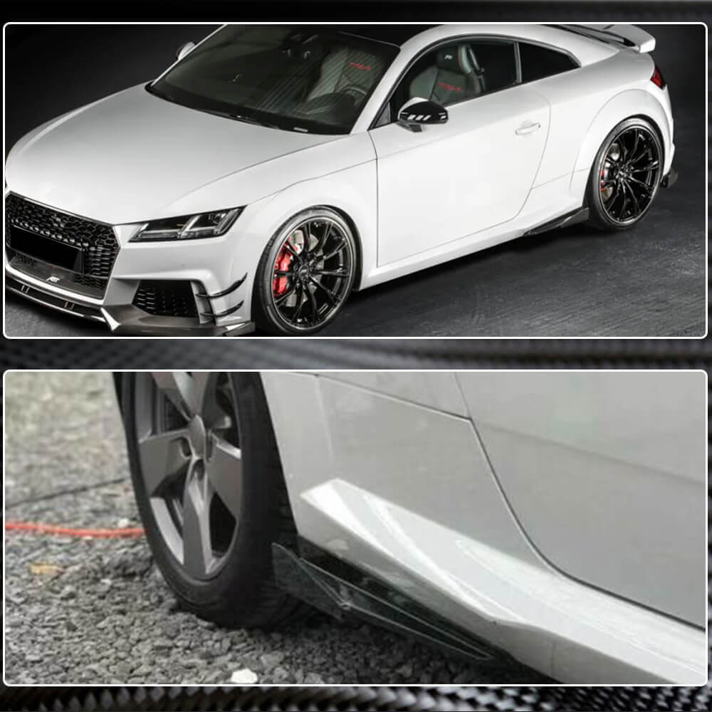 Side Skirts (2014-2019, Carbon) for Audi ТТ 2014-2023 - image 5