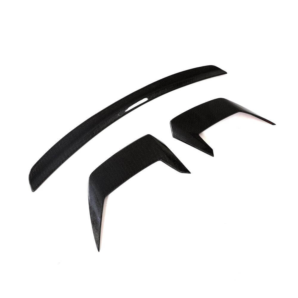 Rear Roof Spoiler Carbon Fiber for Audi Q8 2018- - image 5