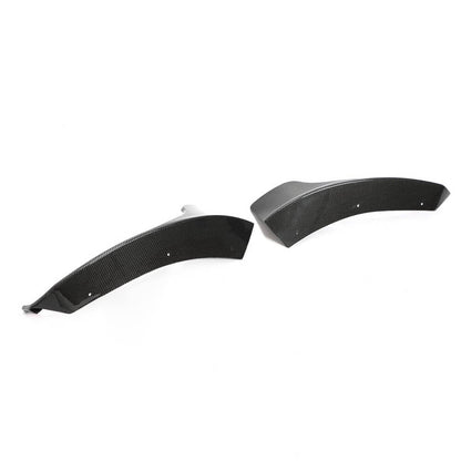 Front Bumper Flap Covers (for AMG-Line 2018-2021, Carbon) for Mercedes A-сlass W177 2018- - image 5