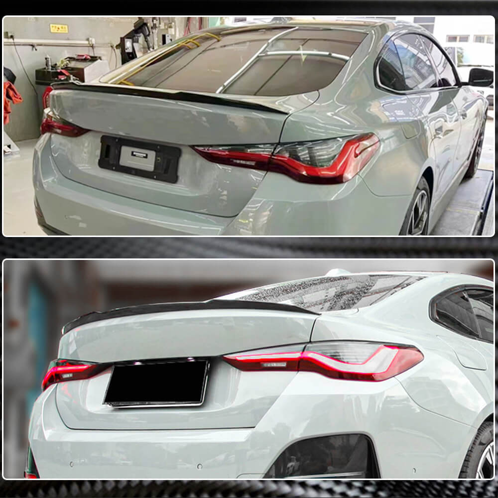 Rear Trunk Spoiler Carbon Fiber V2 (for G26) for BMW 4 series G22/23/26 2020- - image 5