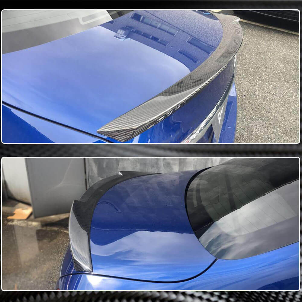 Spoiler V6 (for SD 2015-2021, Carbon) for Mercedes C-class W205 2014-2021 - image 5