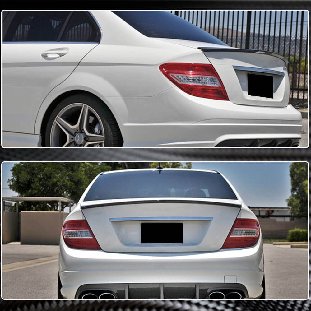 Spoiler SD V1 (Carbon) for Mercedes C-class W204 2007-2015 - image 5