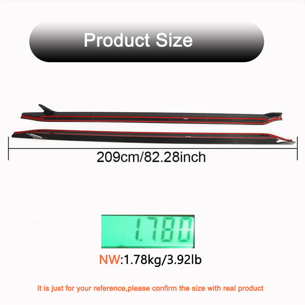 V6 Side Skirt Extensions (for G80, Carbon) for BMW 3 Series G20/G21 2018- - image 5