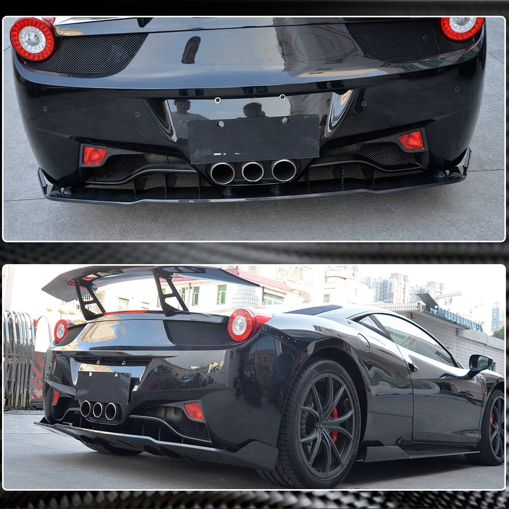 Spoiler V3 (2011-2013, Carbon) for Ferrari 458 Italia - image 5