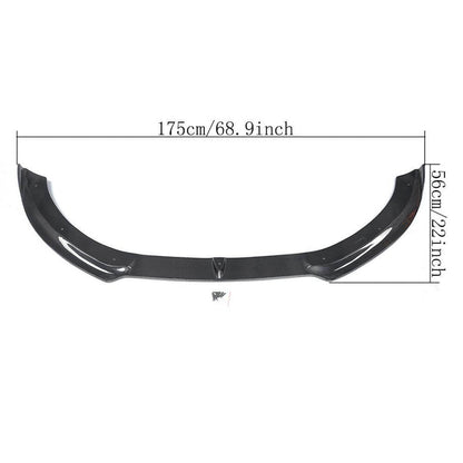 Front bumper lip V1 (2006-2010, Carbon) for Audi TT 2006-2014 - image 5