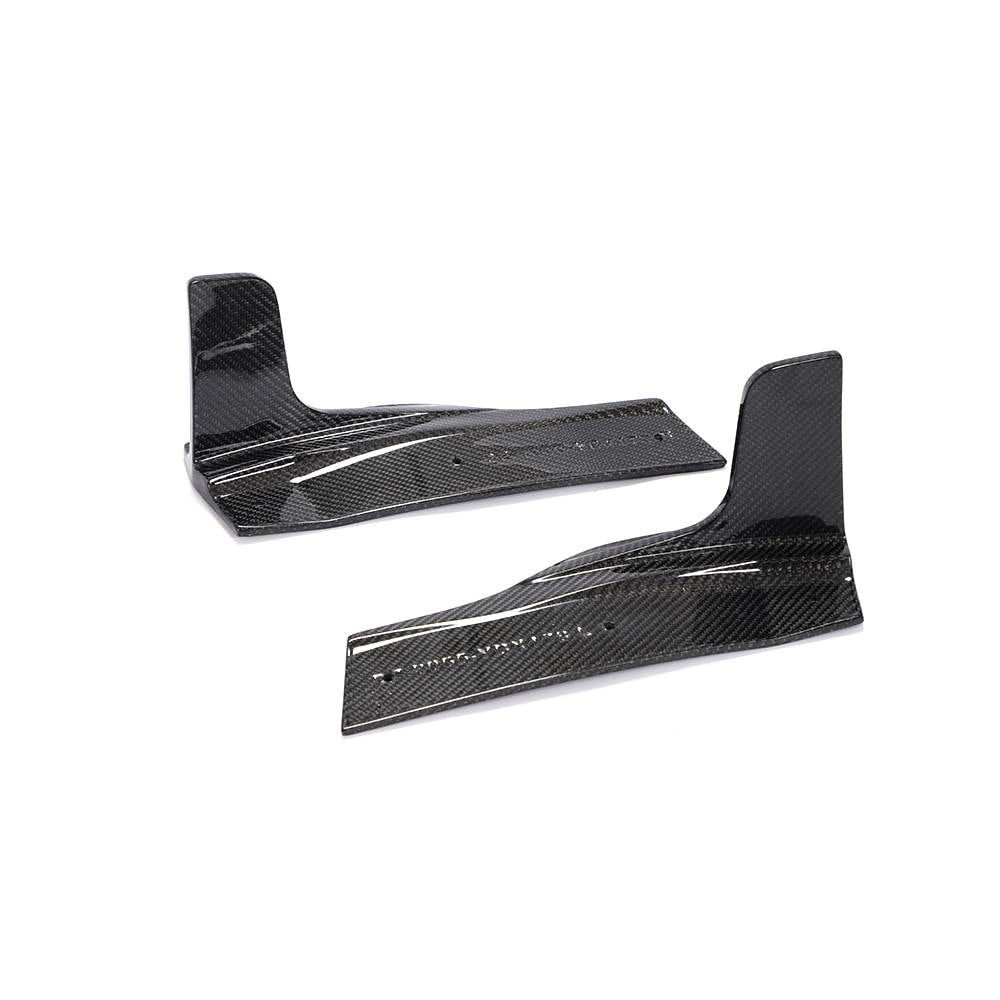 Rear Bumper Extensions Flap (for S-Line 2016-2020, Carbon) for Audi A5 2016-2025 - image 5