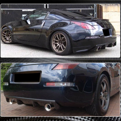 Rear Bumper Diffuser (2003-2009, Carbon) for Nissan 350Z 2002-2009 - image 5