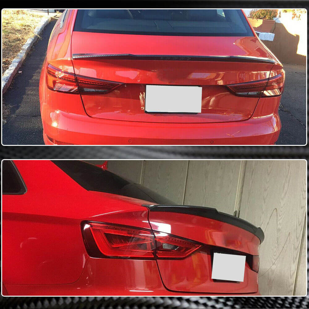 V9 Carbon Spoiler (for Sedan) for Audi A3 2012-2020 - image 5