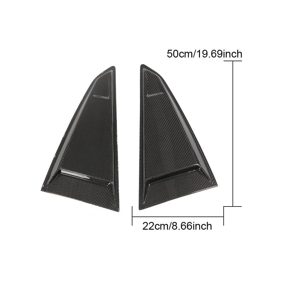 Rear air intake covers (2014-2019, Carbon) for Audi TT 2014-2023 - image 5