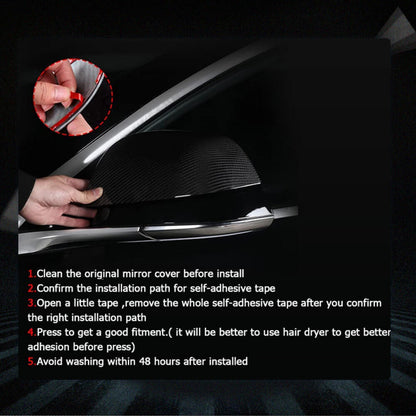 Mirror Covers (Carbon) for Ford Mustang 2024- - image 5