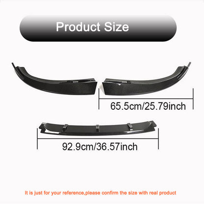 Front Bumper Lip V3 (for G26 M-Sport, Carbon) for BMW 4 Series G22/23/26 2020- - image 5