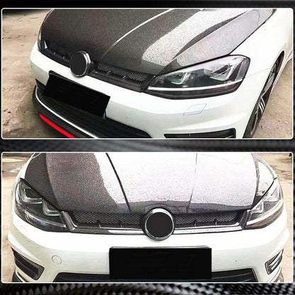 Front Grille (for HB 2012-2017, Dry Carbon) for Volkswagen Golf 7/E-Golf 2012-2020 - image 5