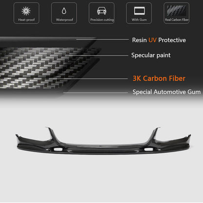 Front Bumper Lip V1 for M-Sport 2016-2019 Carbon for BMW 7 Series G11/G12 2015-2022 - image 5