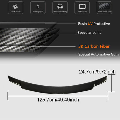 Spoiler SD V4 (Carbon) for Mercedes C-class W204 2007-2015 - image 5