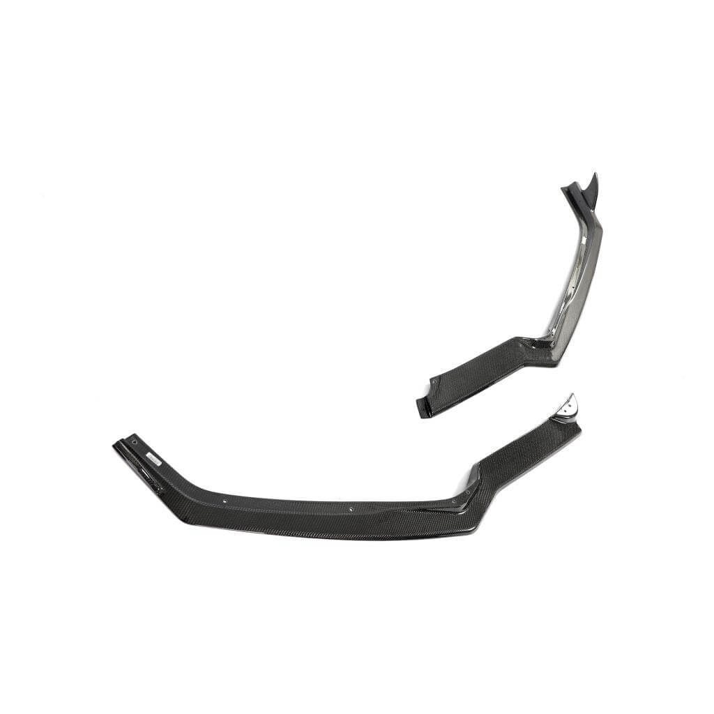 Front Bumper Lip Spoiler (2019-2022, Carbon) for Chevrolet Corvette C8 2019- - image 5