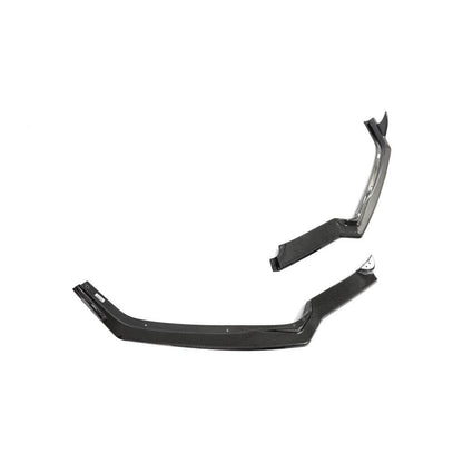 Front Bumper Lip Spoiler (2019-2022, Carbon) for Chevrolet Corvette C8 2019- - image 5