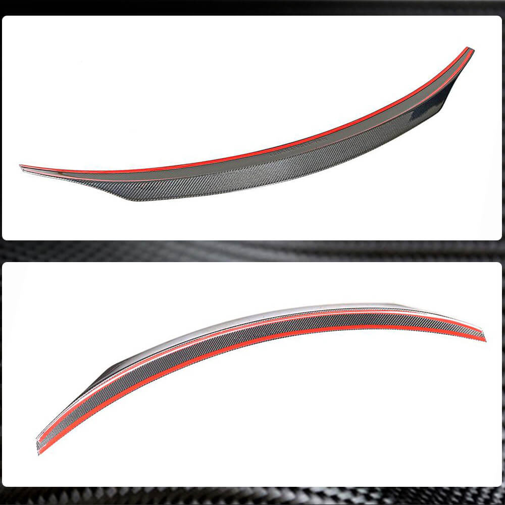 Rear Trunk Spoiler Carbon Fiber V1 (Coupe) for BMW 1 series E81/82/87/88 2004-2011 - image 5