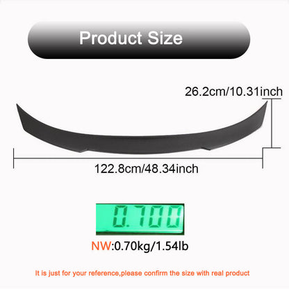 Rear Trunk Spoiler Carbon Fiber V3 for BMW 2 Series G42 2021- - image 5