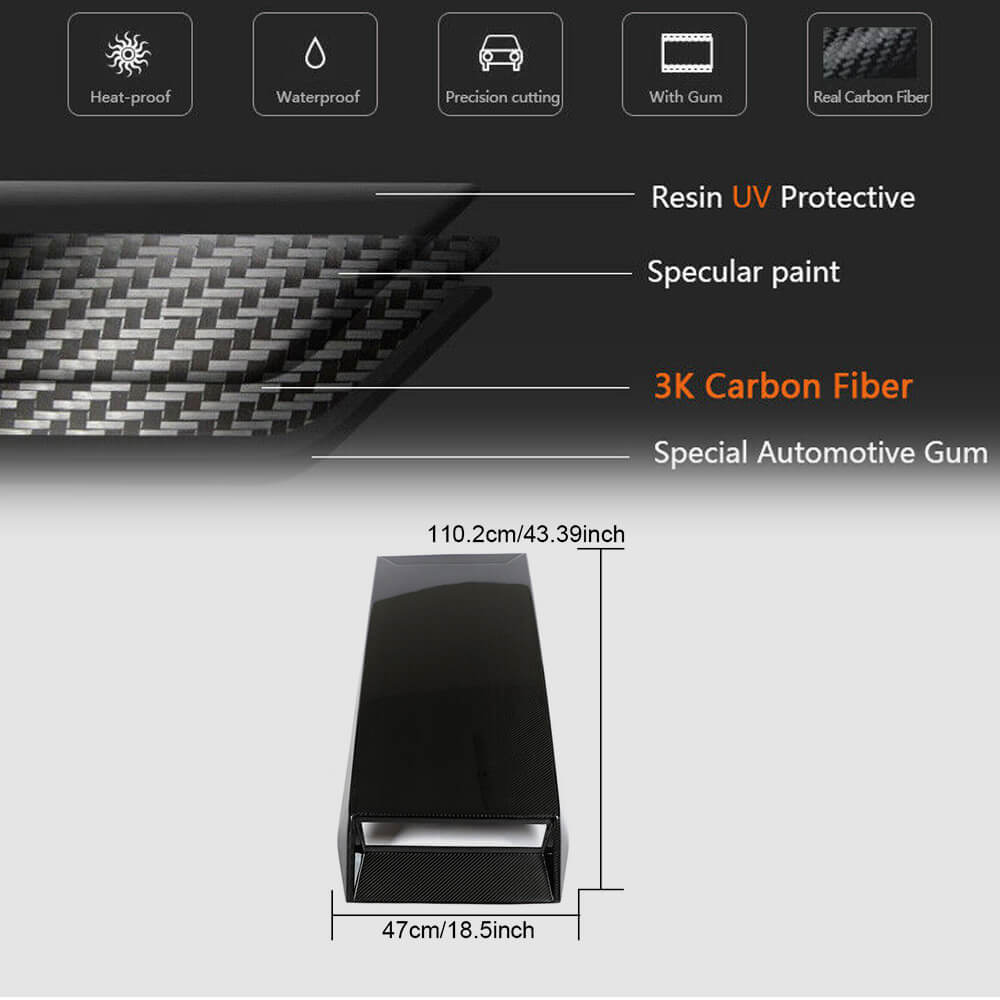 Trunk Lid Cover (Carbon) for McLaren 540C/570S 2015-2020 - image 5