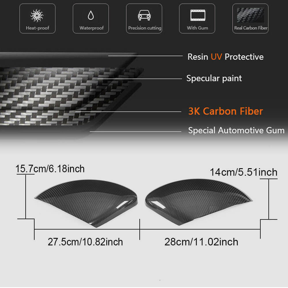 Mirror Covers (Carbon) for Porsche Boxster/Cayman 982 (718) 2016- - image 10