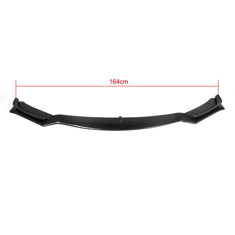 Front Bumper Lip Spoiler (for Base 2013-2016, Carbon) for BMW 4 Series F-32 2012-2020 - image 5