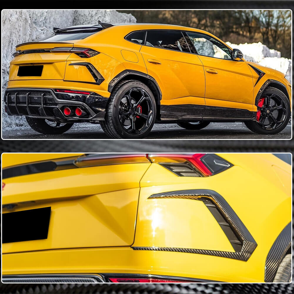 Rear Bumper Splitters Dry Carbon Fiber for Lamborghini Urus - image 7