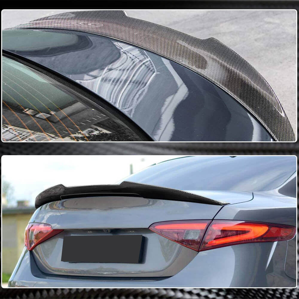 Spoiler V4 (Carbon) for Alfa Romeo Giulia 2016-2022 - image 5