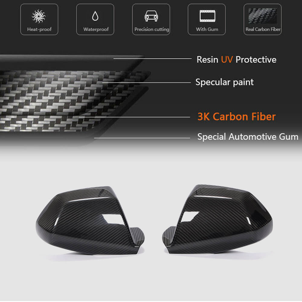 Mirror Covers (Carbon) for Cadillac CTS 2007-2014 - image 5