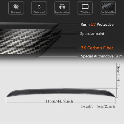 Spoiler Visor (Carbon) for Mercedes E-сlass W213 2016-2023 - image 5