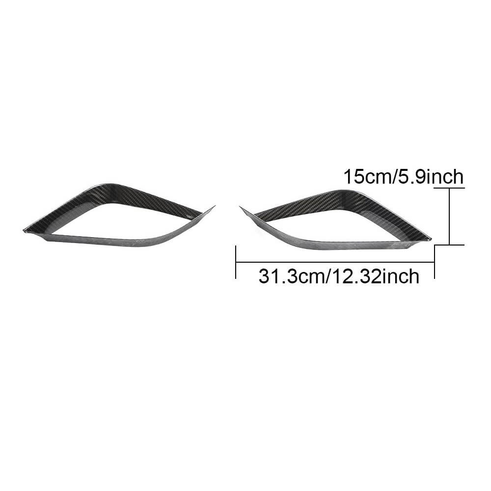 Covers on the front bumper (for Carrera 4 GTS 2017-2018, Carbon) for Porsche 911 2012-2018 - image 5