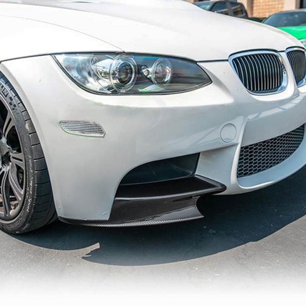 Front Bumper Splitters Carbon Fiber (for E92/E93 M3) for BMW 3 series E-90/91/92/93 2005-2011 - image 5
