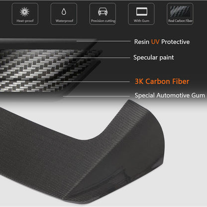 Rear window spoiler V4 (Natural carbon) for BMW X5 G05 2019- - image 5