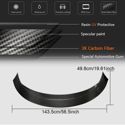Rear Trunk Spoiler Carbon Fiber V9 (2016-2022) for Tesla Model 3 - image 5