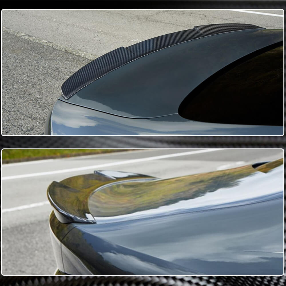 Rear Trunk Spoiler Carbon Fiber V6 (Coupe) for BMW 4 series G22/23/26 2020- - image 5