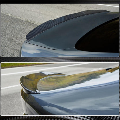 Rear Trunk Spoiler Carbon Fiber V6 (Coupe) for BMW 4 series G22/23/26 2020- - image 5