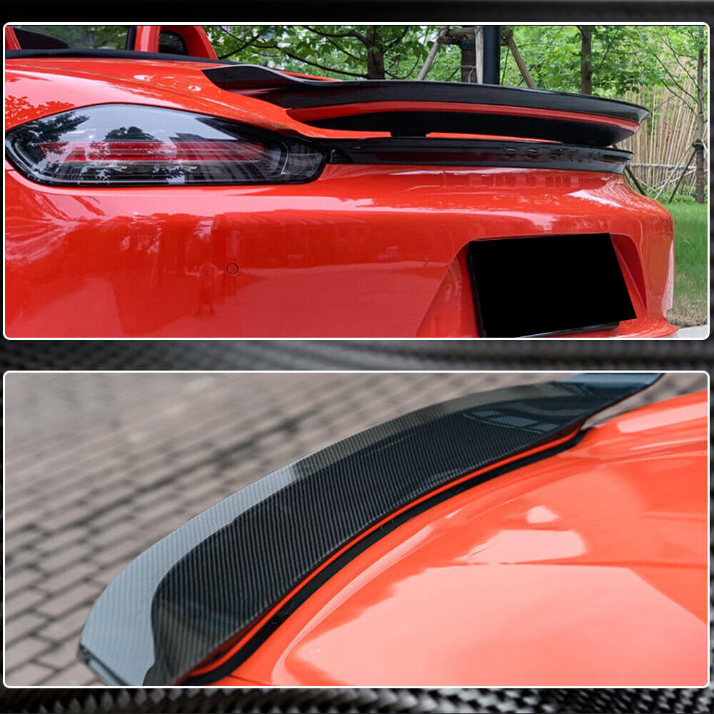 Spoiler V2 (for Boxster, Carbon) for Porsche Boxster/Cayman 982 (718) 2016- - image 5