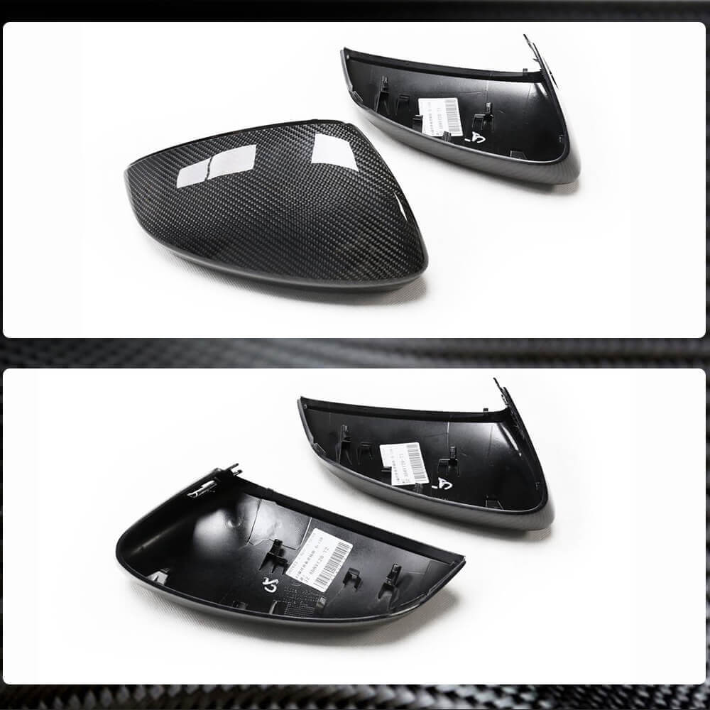Mirror covers (Carbon) V2 for Audi A3 2020 - image 5