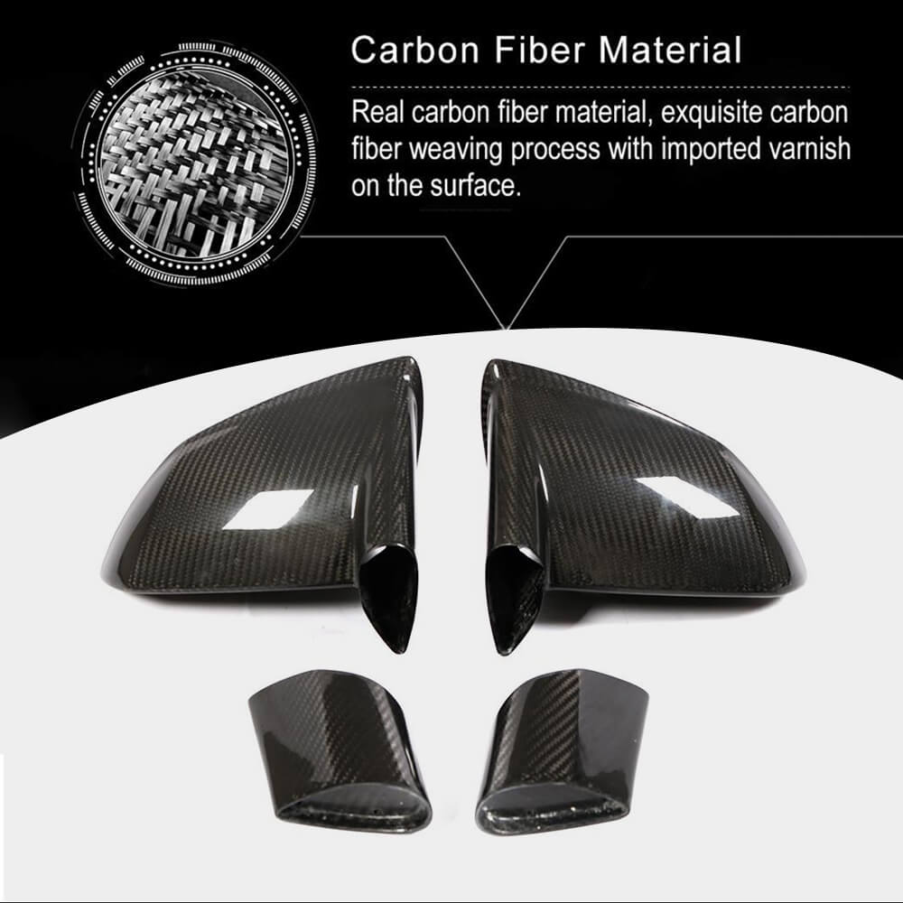 Mirror Covers Pair Carbon Fiber for Lamborghini Gallardo - image 5