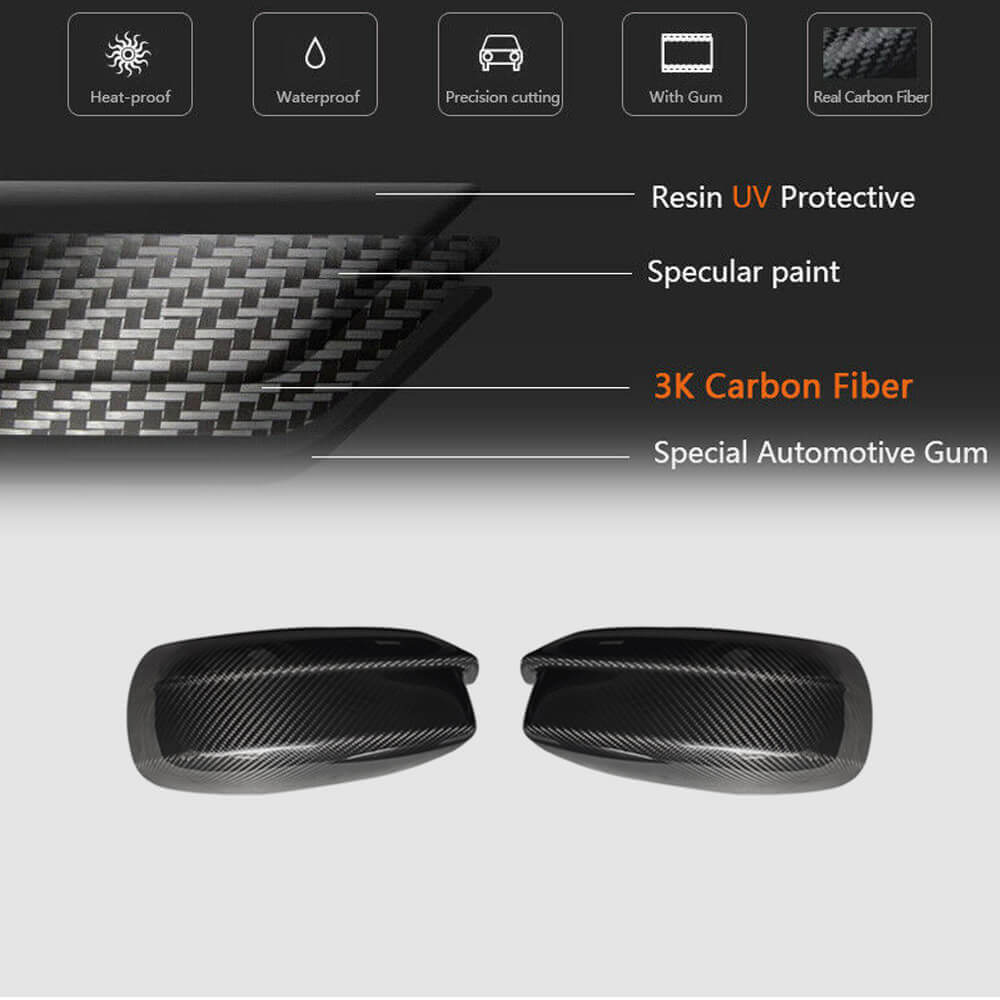 Covers on mirrors (Carbon) for Dodge Charger 2010-2023 - image 5