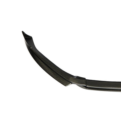 Front Bumper Lip Spoiler (for Base 2017-2020, Carbon) for Volkswagen Golf 7/E-Golf 2012-2020 - image 5