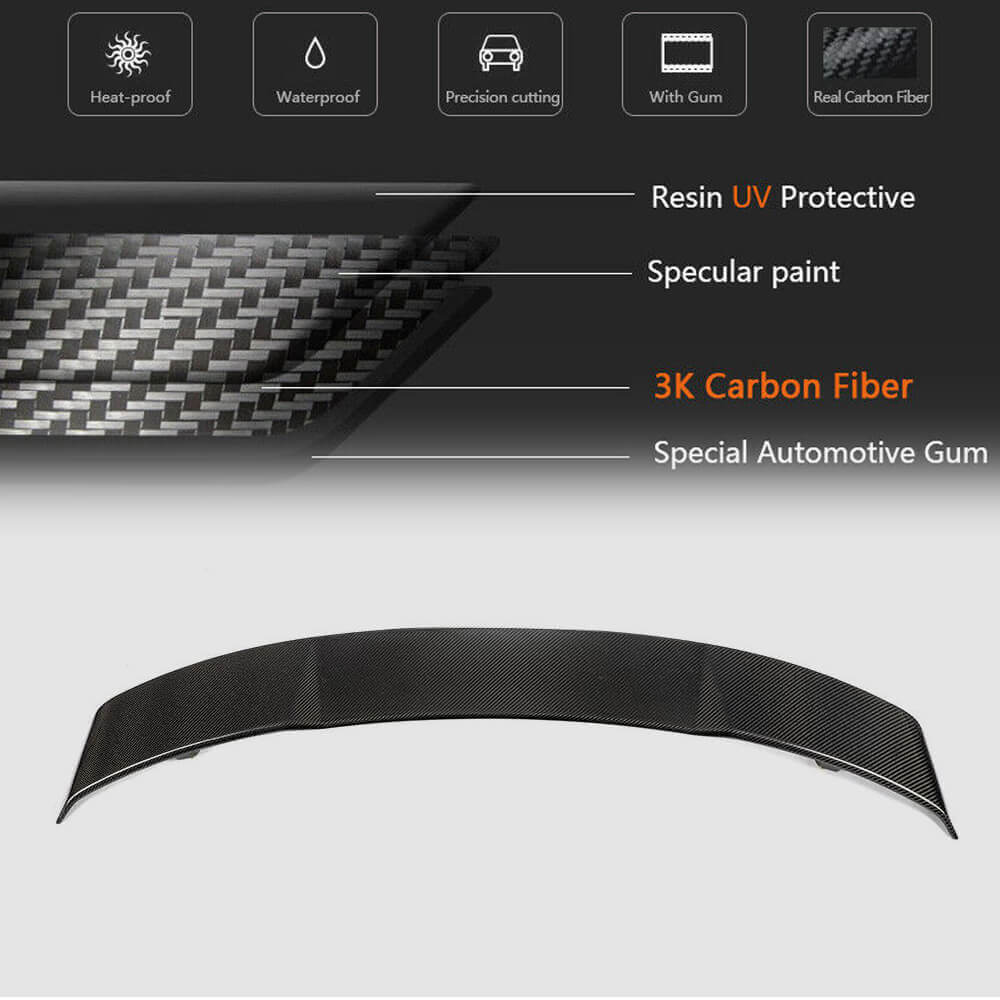 Spoiler V1 (Carbon) for Audi ТТ 2014-2023 - image 5